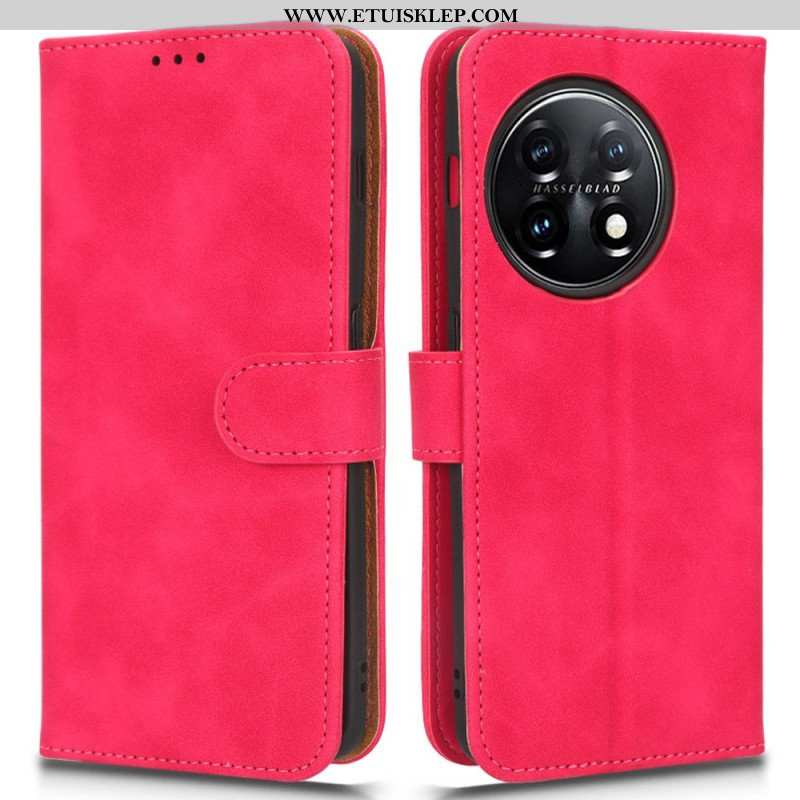 Etui Folio do OnePlus 11 5G Uczucie Dotyku Skóry